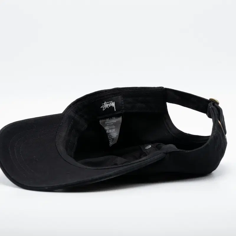 STUSSY OLD LOGO BLACK HAT