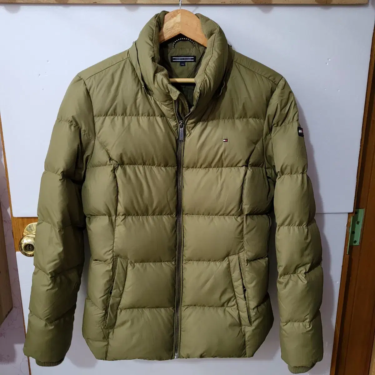 Tommy Duck Down Goose Lightweight Bun Puffer Jacket S-Line Fit