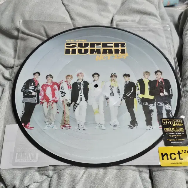 엔시티 일이칠 nct 127 superhuman 픽처디스크 엘피 바이닐