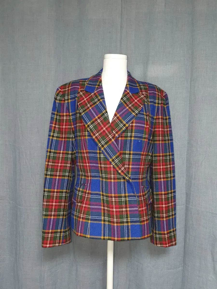 MOSCHINO bloo Check Jacket