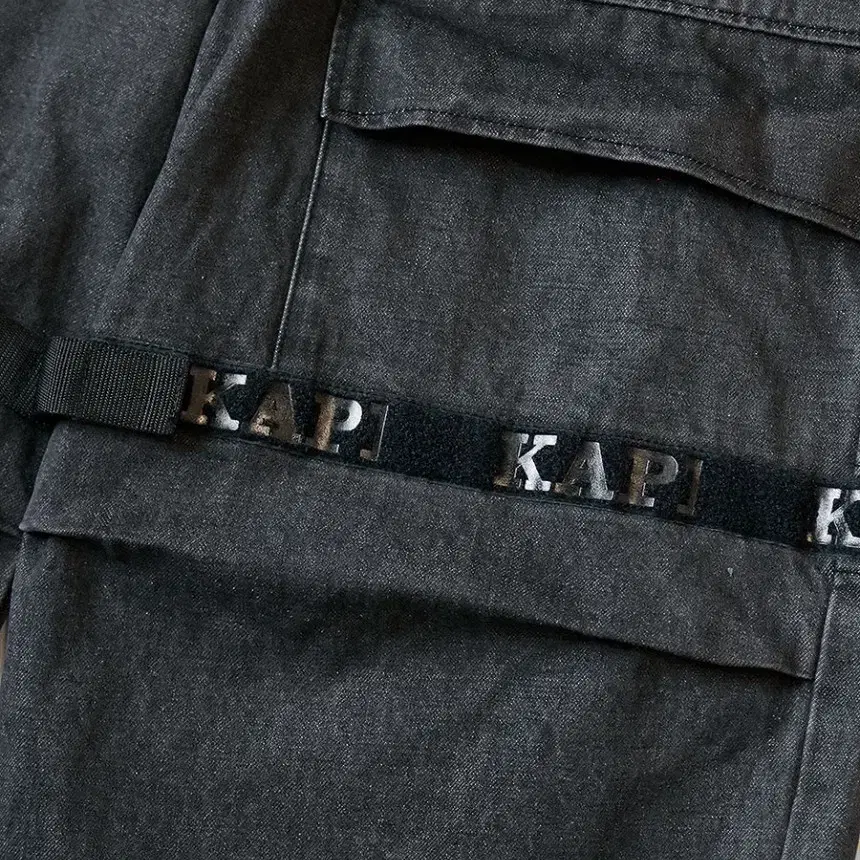 캐피탈 KAPITAL 14oz 블랙 X 키날리 데님 누벨 셔틀 팬츠 32