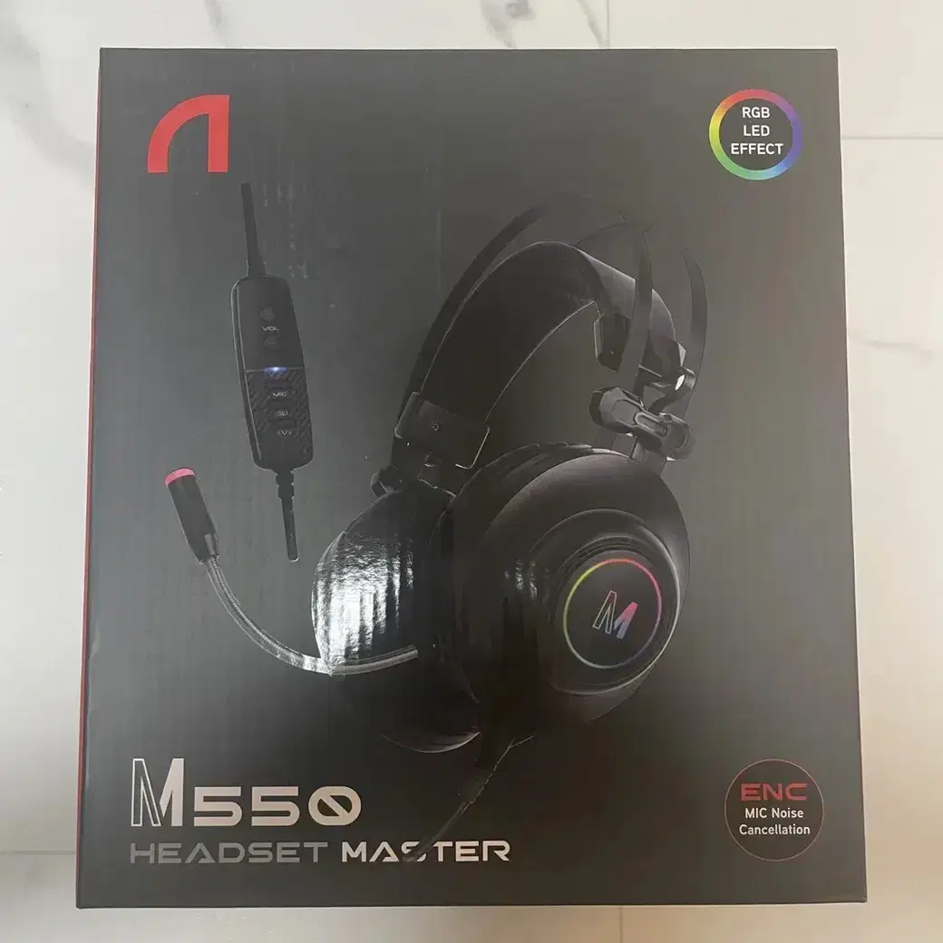 앱코 헤드셋 N550 (M550) 블랙 미개봉 팝니다