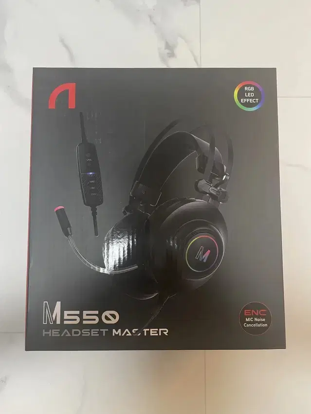 앱코 헤드셋 N550 (M550) 블랙 미개봉 팝니다