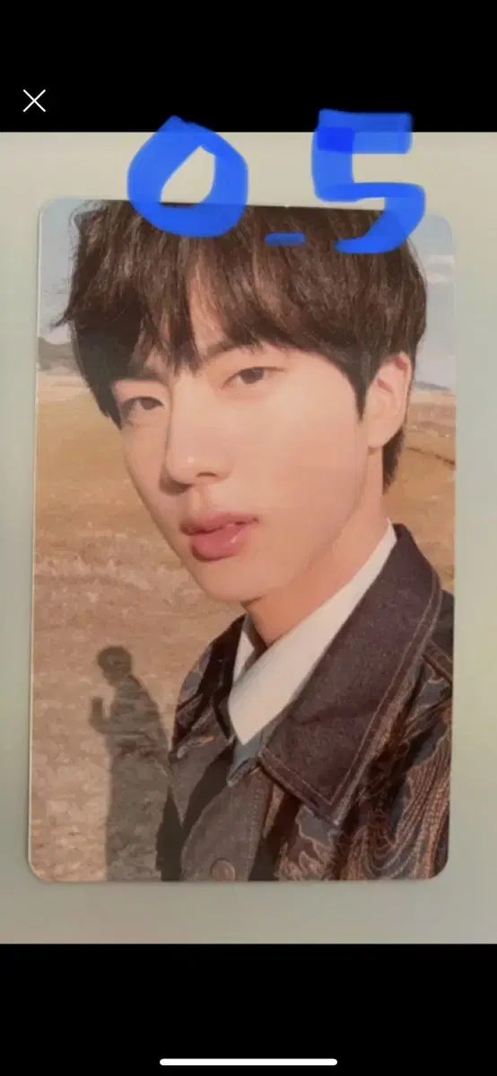 bangtan jin seokjin kim seokjin rubsell photocard photocard