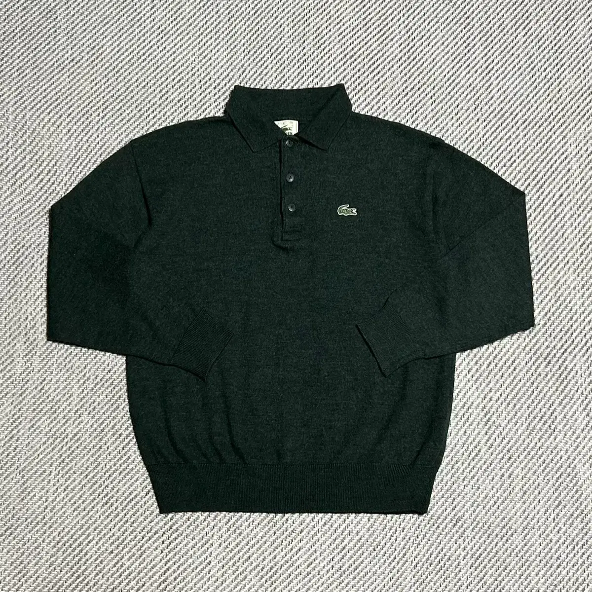 [ S ] Lacoste 라코스테 울 카라넥 니트