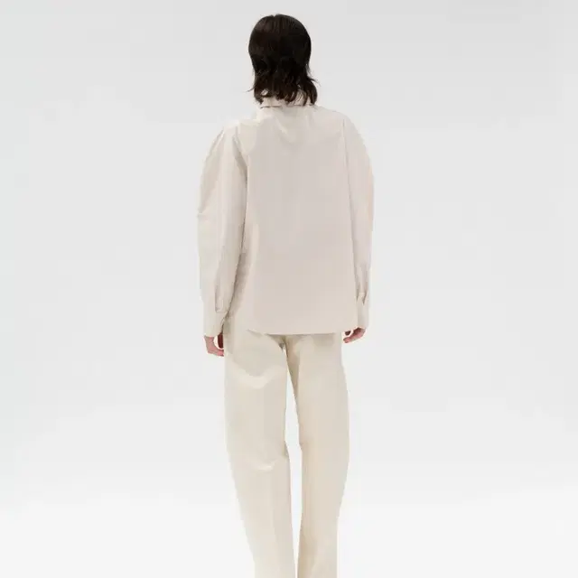 르 le volume sleeve cotton shirt(ivory)