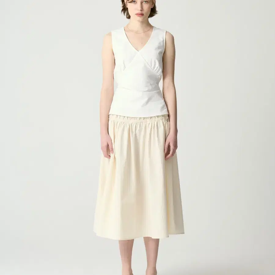 Glowny 글로니 BLOOM SHIRRING LONG SKIRT