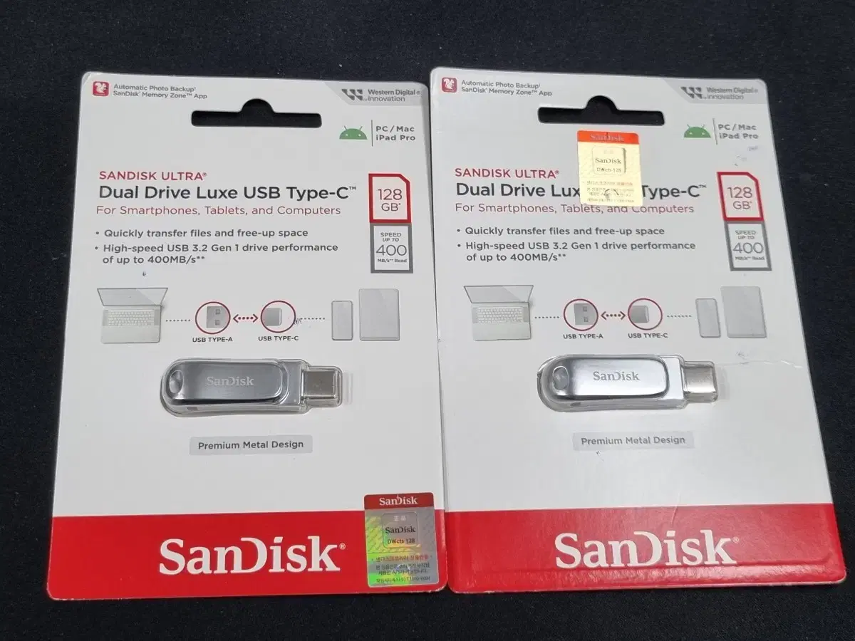 샌디스크 Dual Drive Luxe USB Type-C 128GB