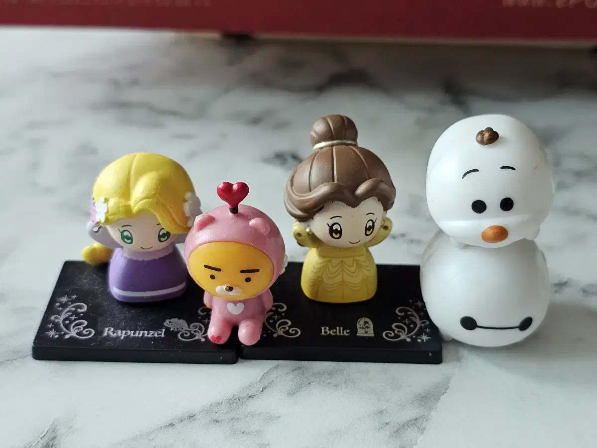 Disney Tangled,Belle Figures & Olaf,Ryan Figures