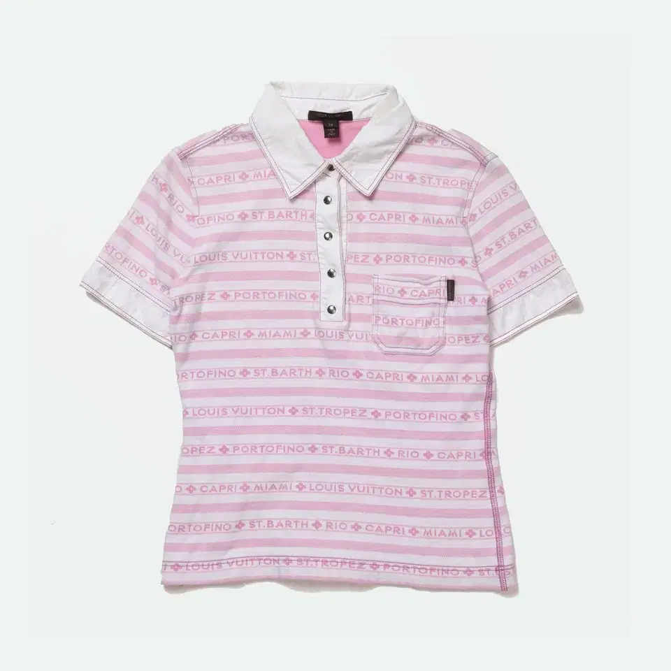 LOUIS VUITTON    Logo Printed Polo Shirt