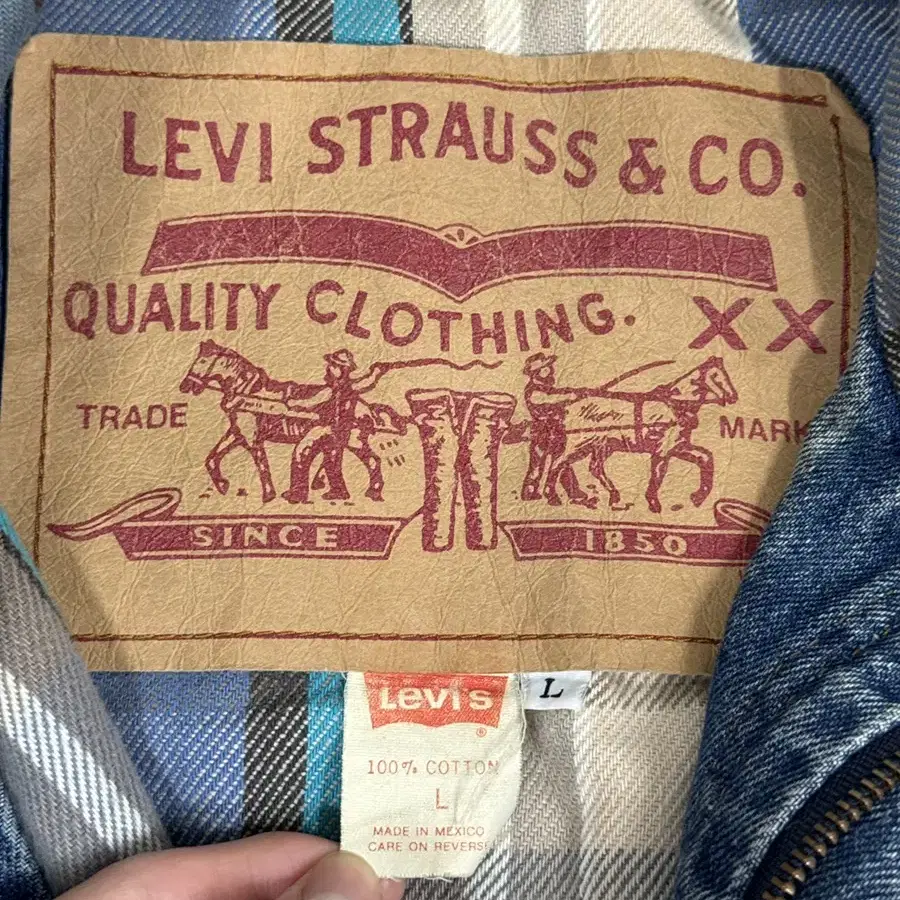 Levis 90s 데님 봄버 자켓 L 팝니다