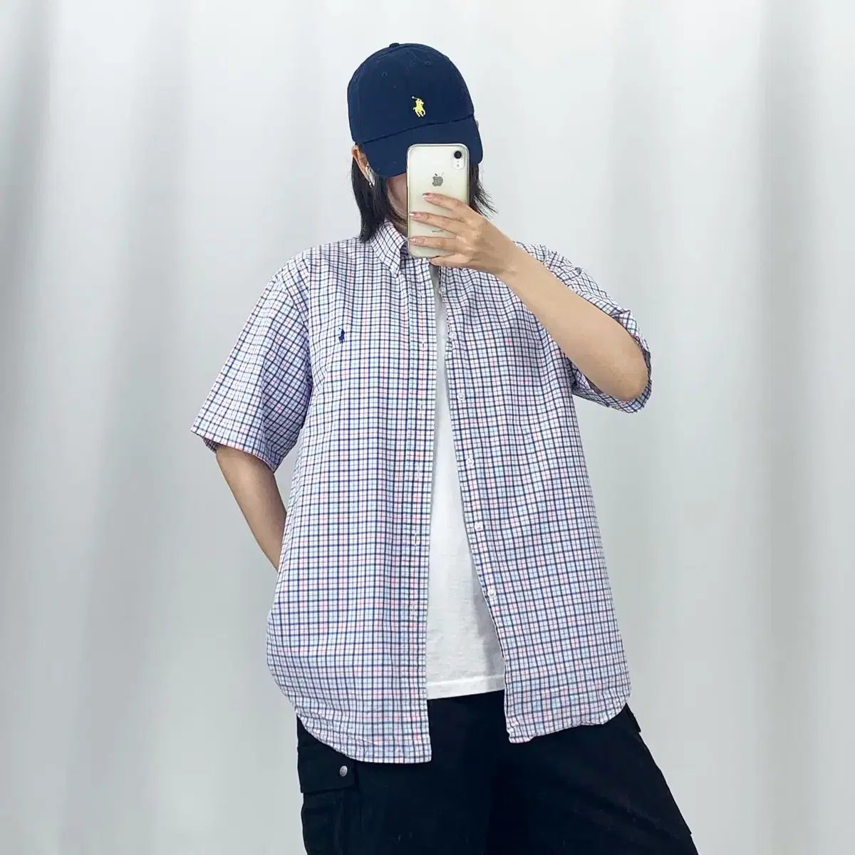 [2XL]Polo Bloo Red Check Short Sleeve Shirt CH4857