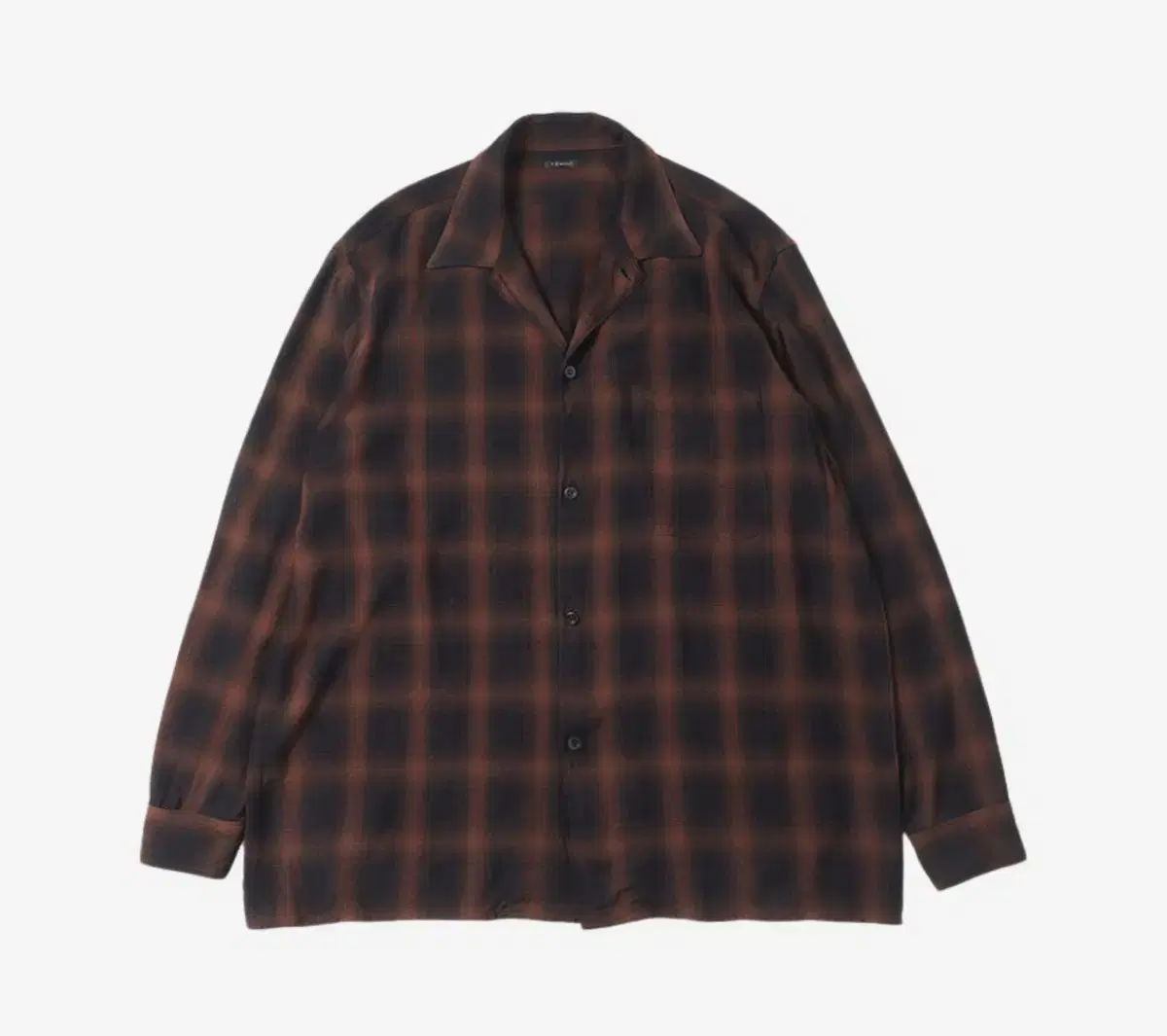 [3] COMOLI Comori Rayon Check Shirt 24SS