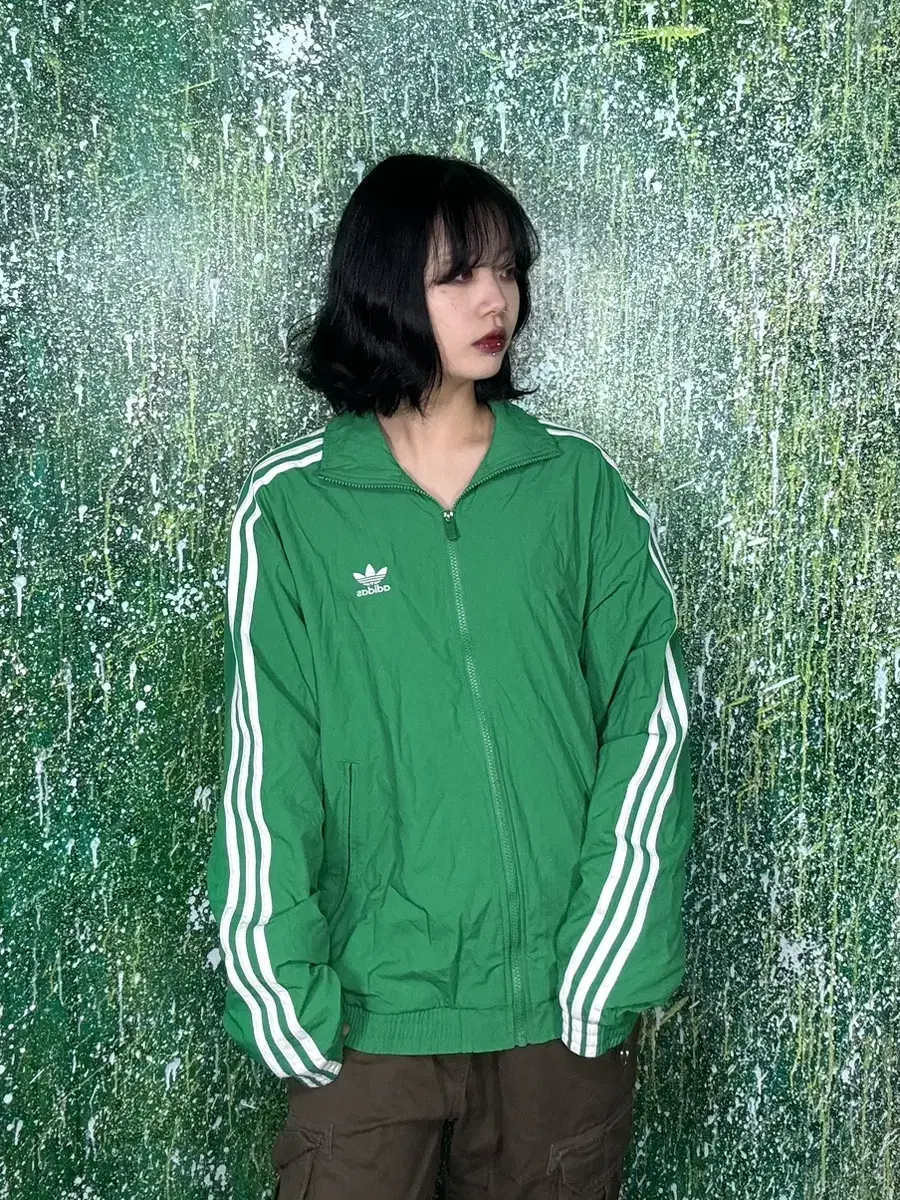 adidas Green Windbreaker 95