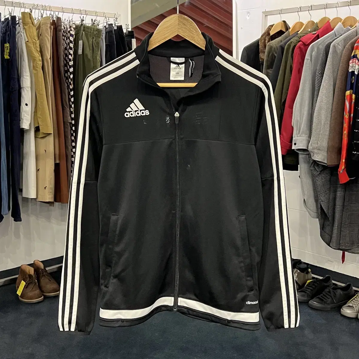 [Tactical] [95] Adidas TIRO 15 Tracktop Jersey Zip-up Jacket