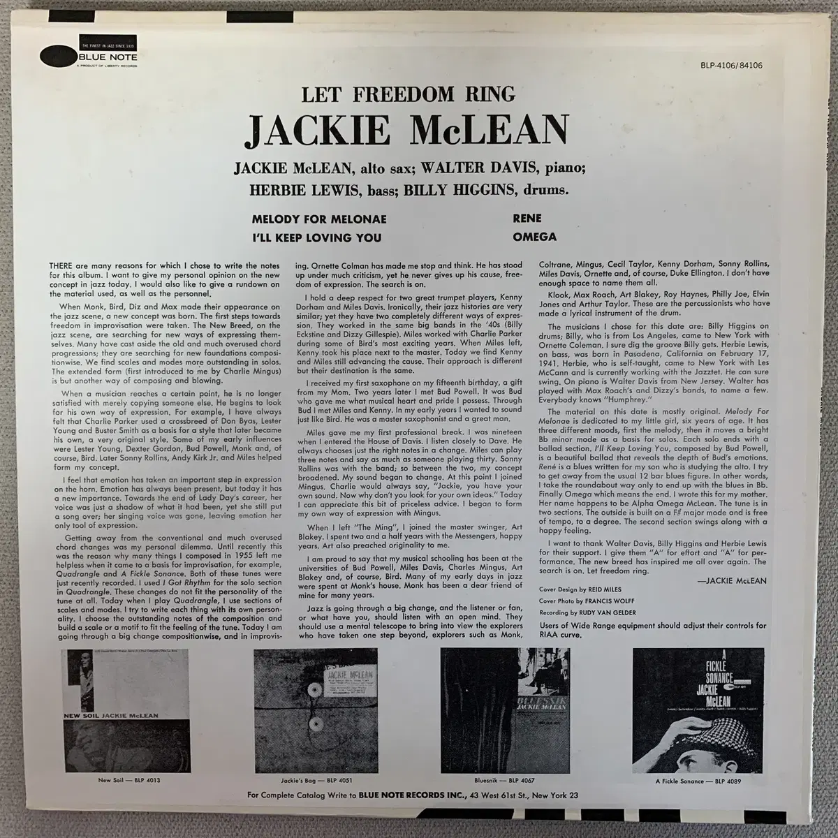 [JAZZ] Jackie McLean - Let Freedom Ring