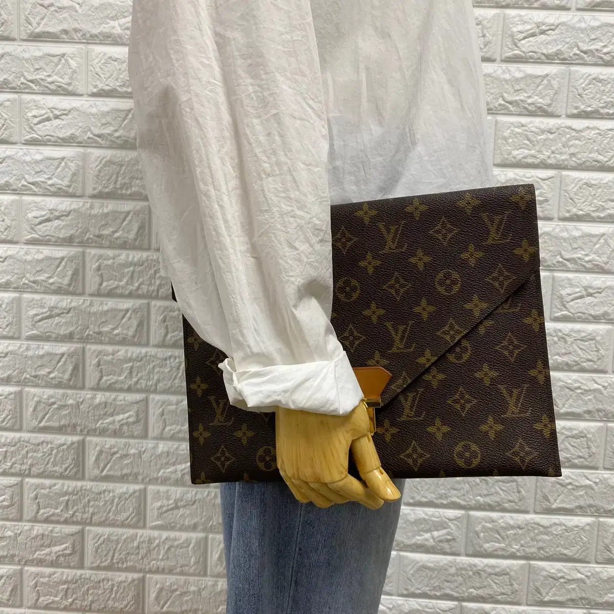 LOUIS VUITTON / 빈티지 루이비통 모노그램 클러치 / 세컨드백