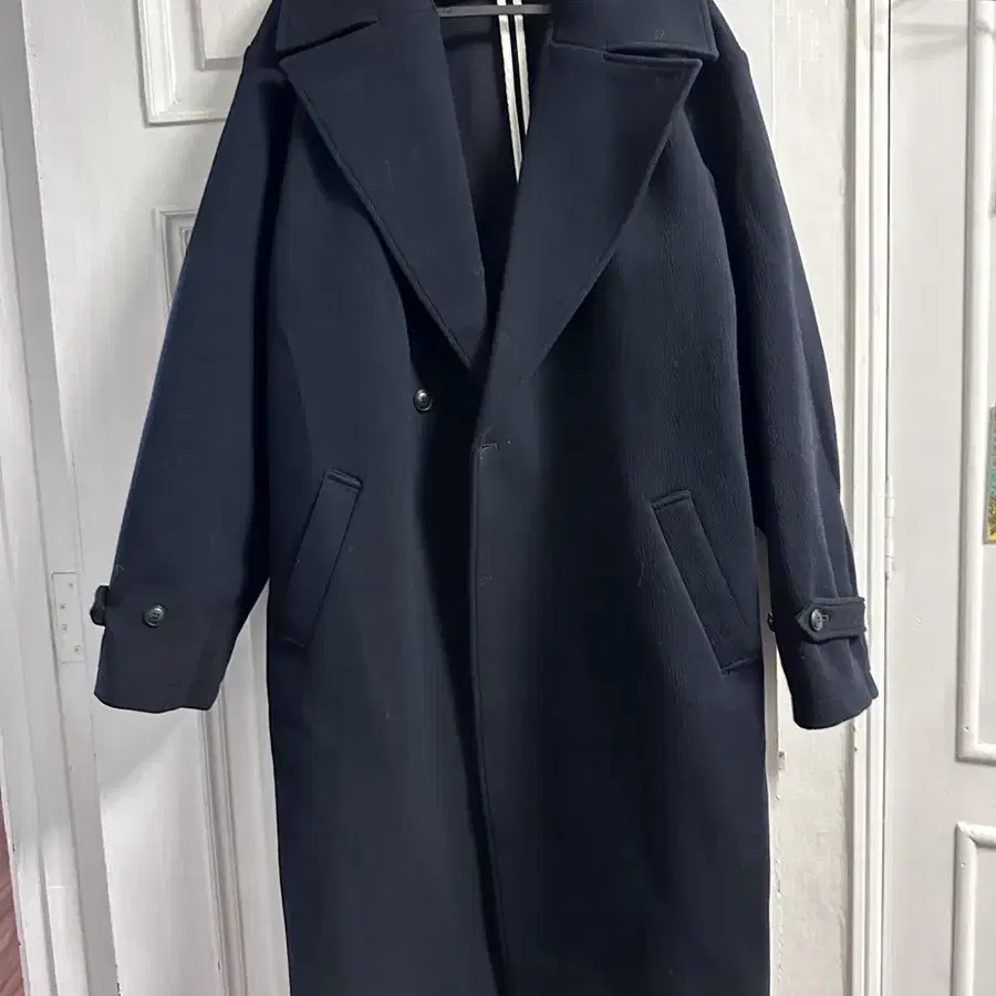 BUNT Big Collar Gown Coat "Navy" 3사이즈