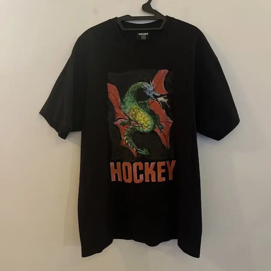 하키 hockey 드래곤 티셔츠 XL 블랙