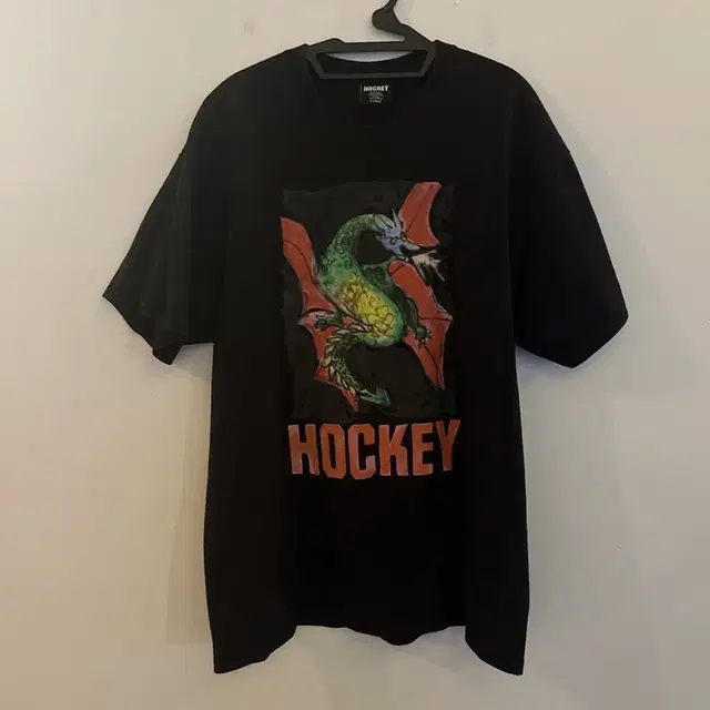 하키 hockey 드래곤 티셔츠 XL 블랙