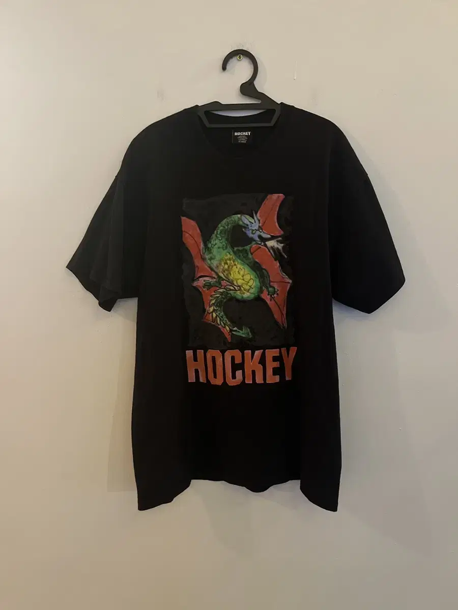 하키 hockey 드래곤 티셔츠 XL 블랙