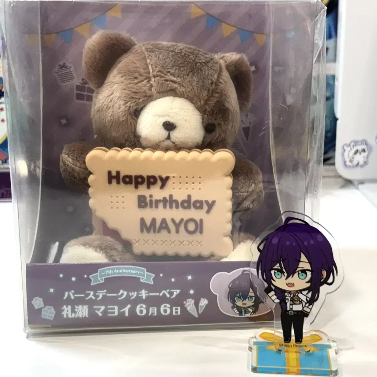 [bulk] Angsta Ayase Mayoi Birthday Bear acrylic stand sell WTS