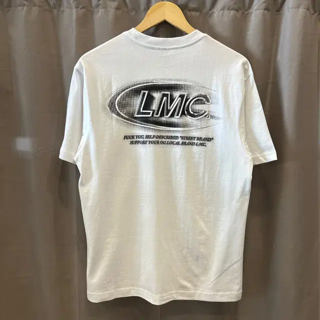 [S] LMC 엘엠씨 크루 프린팅 반팔 티셔츠 화이트