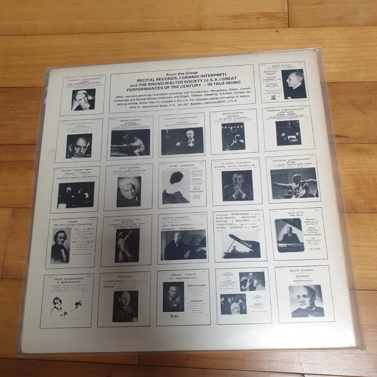 Willem Mengelberg 멩겔베르크 2lp 레어 mint