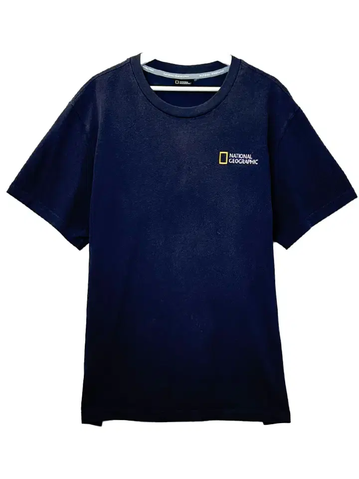 115 National Geographic Logo Vahn Short Sleeve Tee Navy