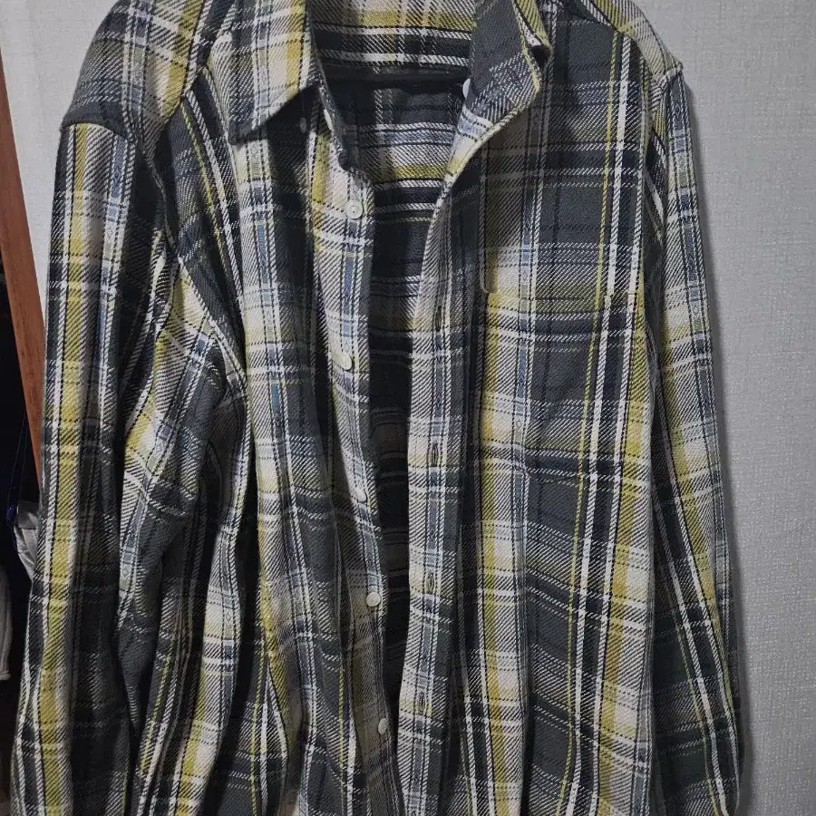 해칭룸 Out Button Shirt Flannel Check