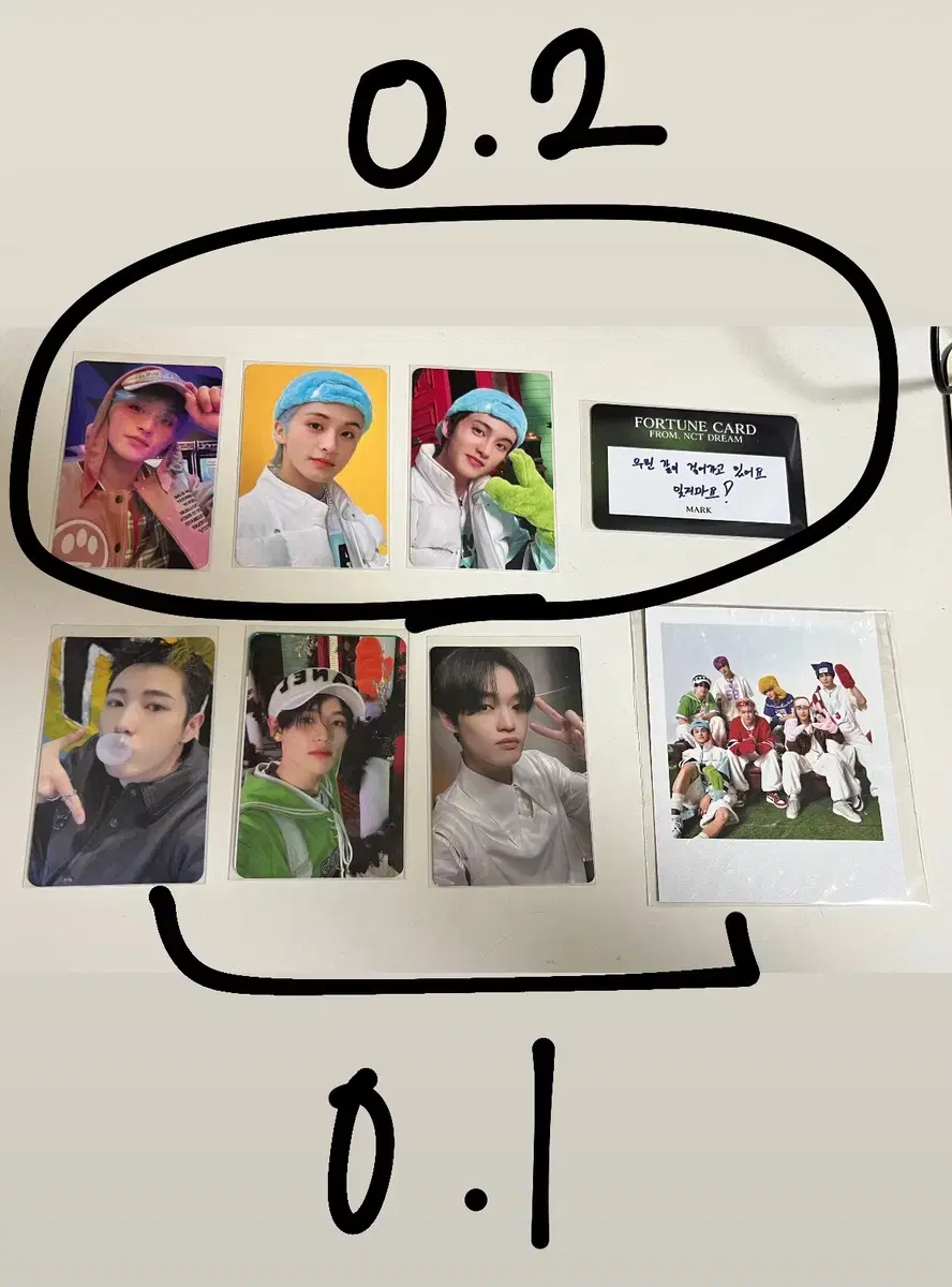 nct dream photocard wts~ (photocard,polaroid,fortune card)