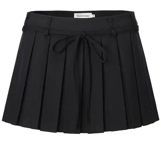 [새상품]쓰리타임즈 three times Cheery skirt 블랙 s