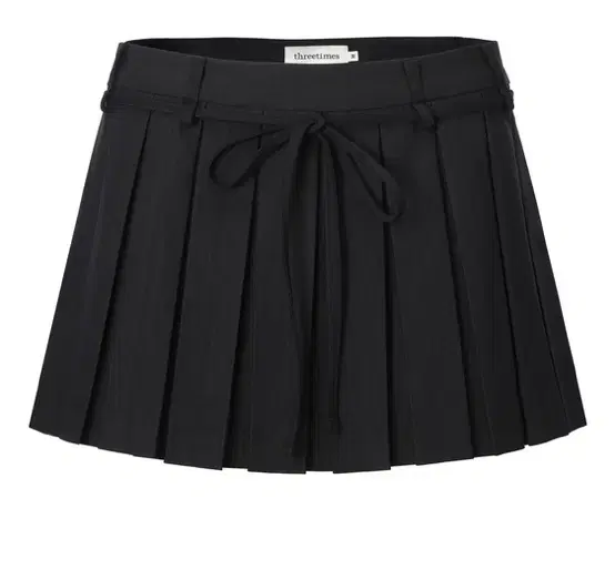 [새상품]쓰리타임즈 three times Cheery skirt 블랙 s