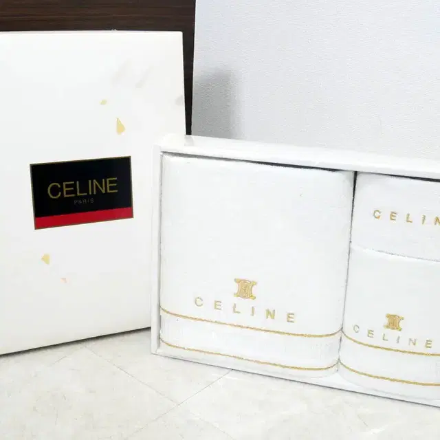 CELINE 타올세트 바스타올 페이스타월 워시타월 총 3장