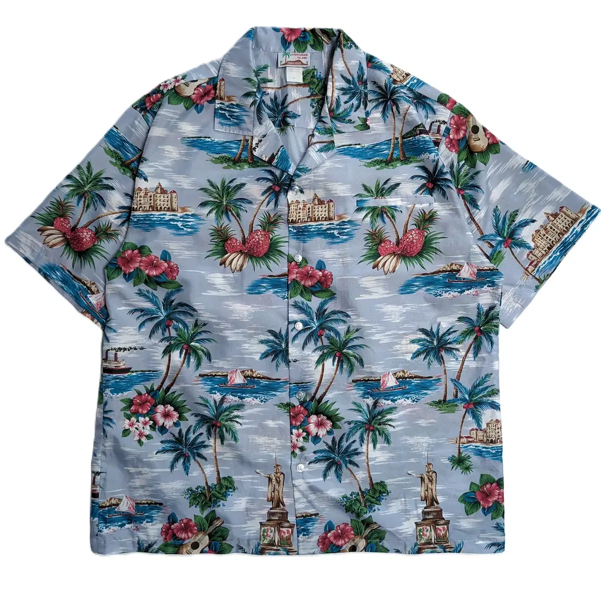 Evergreen Island Hawaiian Shirt