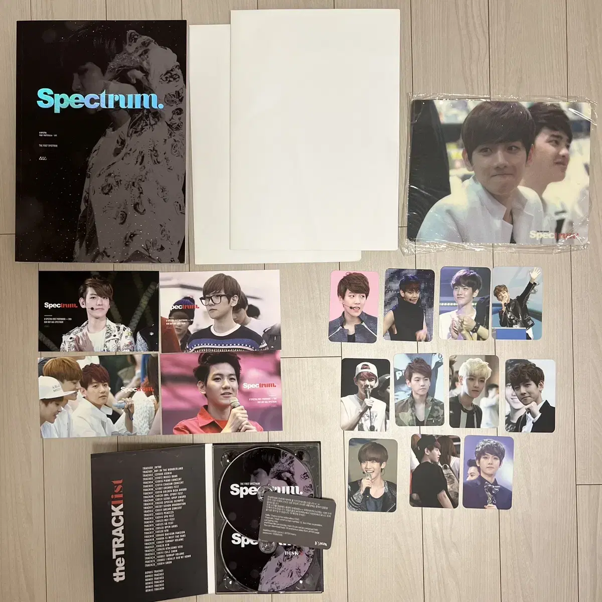 exo exo baekhyun byun baekhyun spectra album set