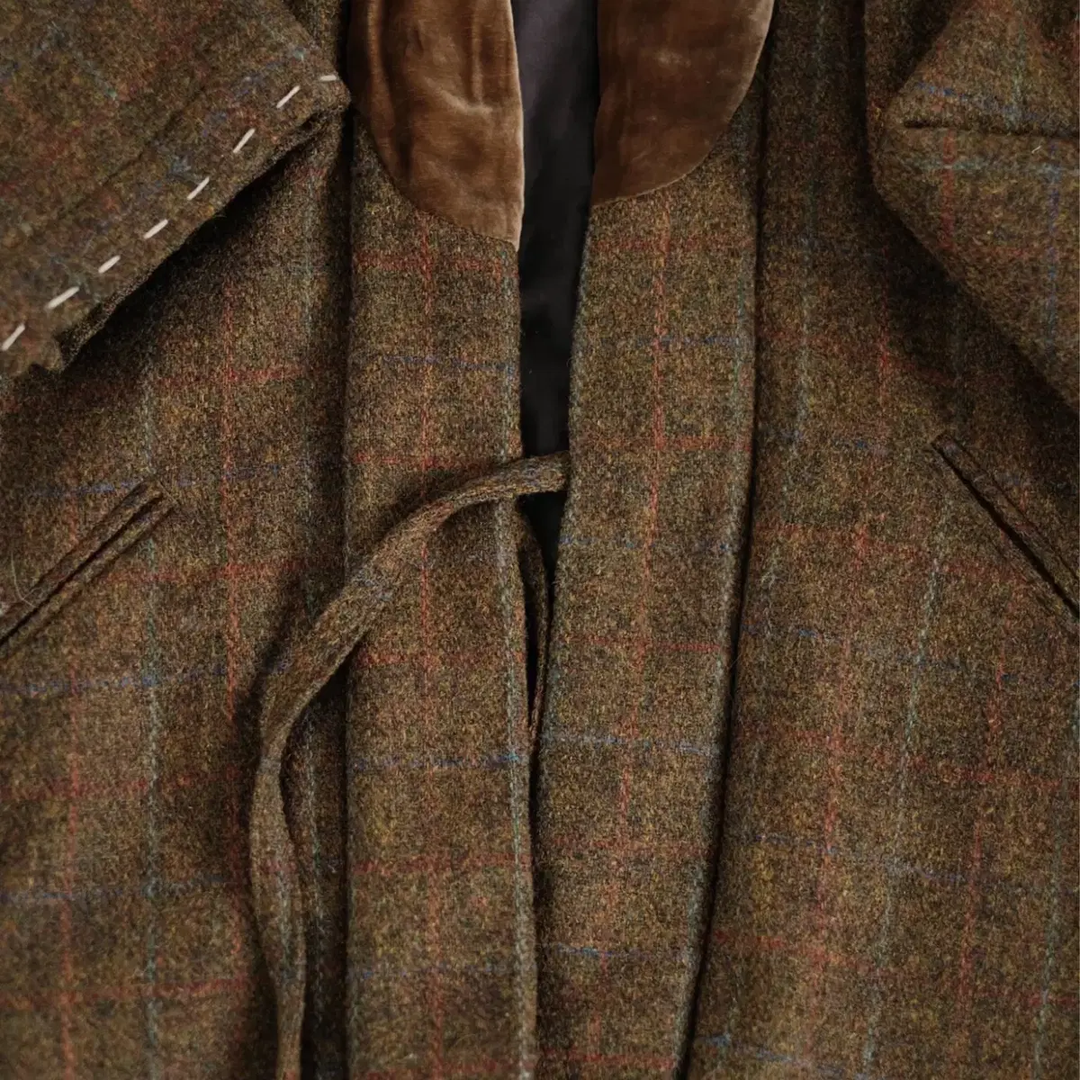 [2]비즈빔16AW도테라 코트 Harris Tweed(silk)