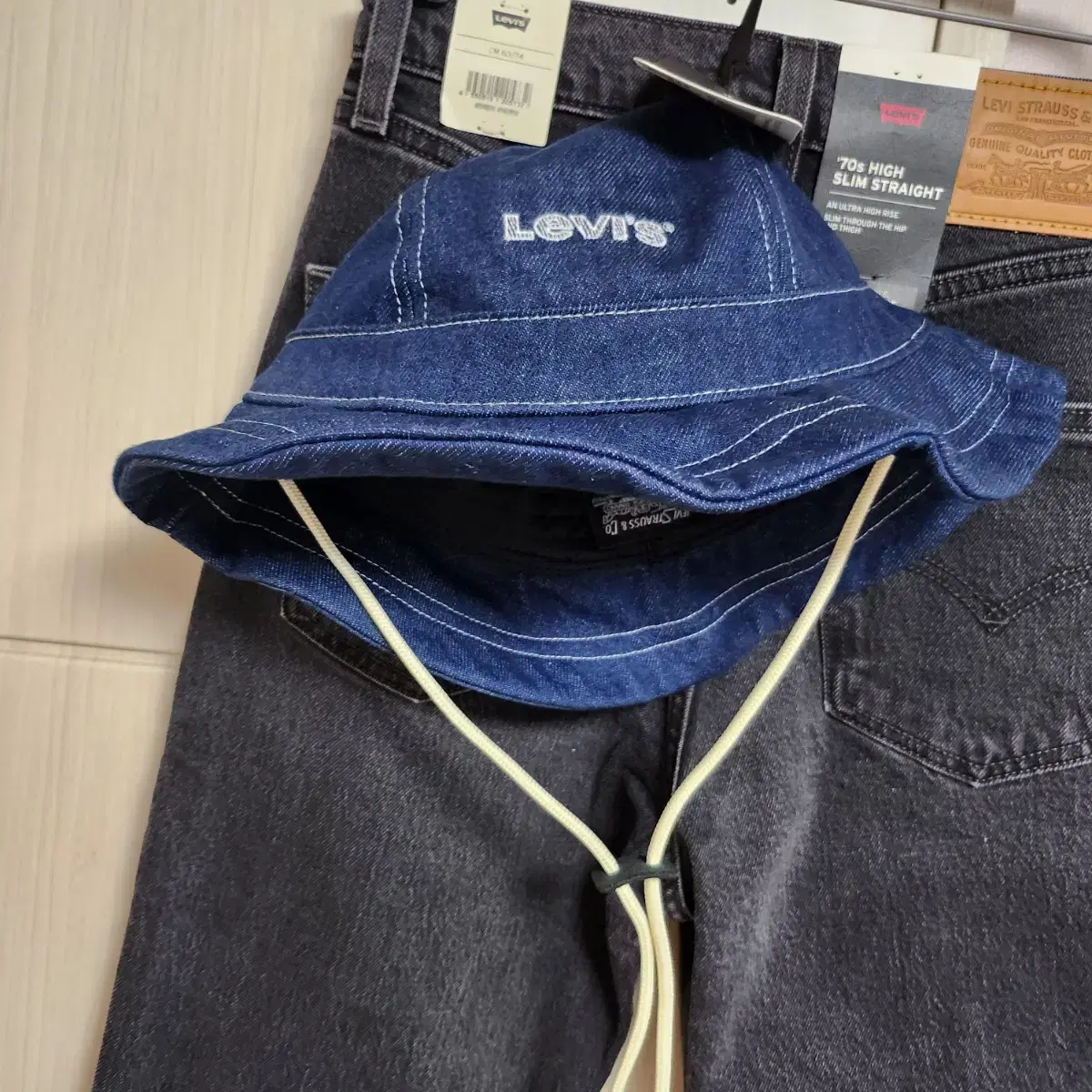 [새상품] Levis 리바이스 데님  버킷햇