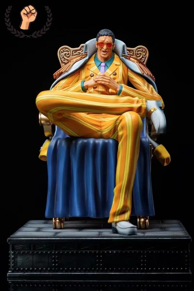 [Release] ONE PUNCH MAN (NEIJUAN) ONEPIECE Left Top Three Captain - Kizaru Resin Statue