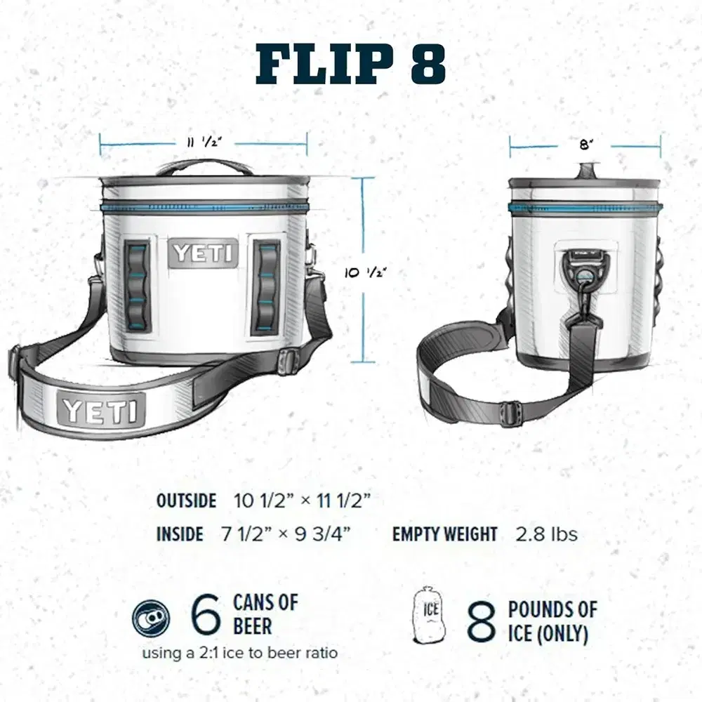 YETI 예티 호퍼플립 8 5L 소프트쿨러 아이스박스 피크닉아이스박스