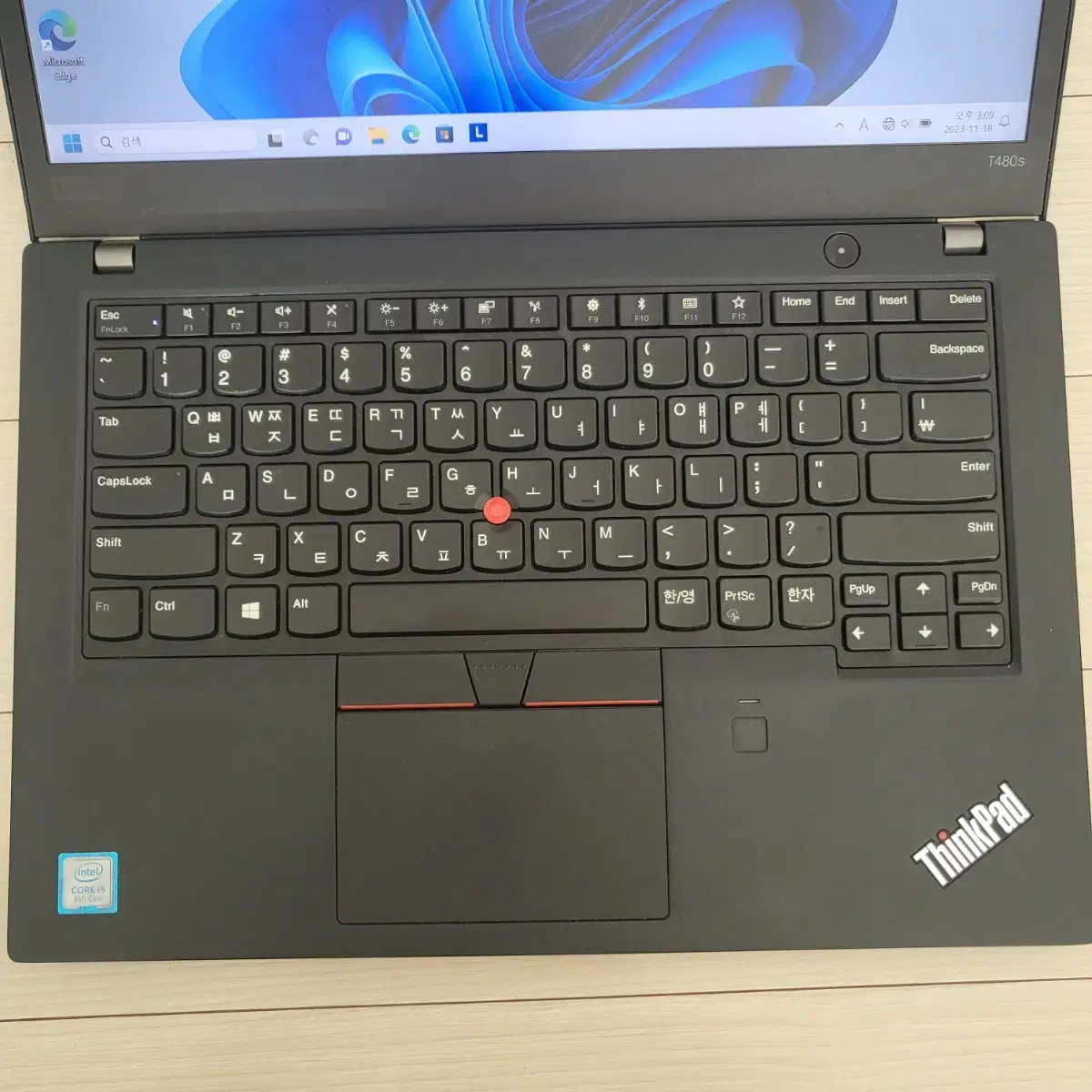 레노버 T480s 중고노트북-i5/8GB/256GB