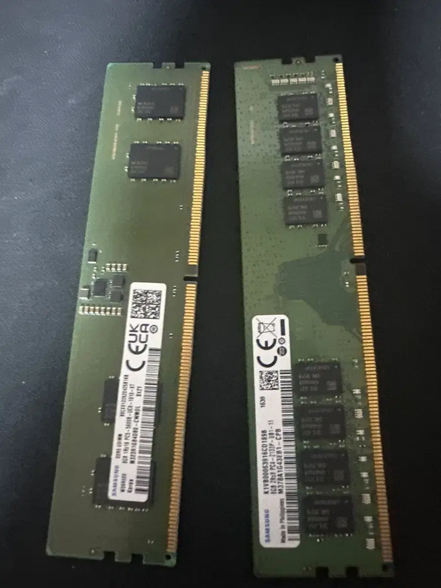 램 ddr5 8기가 5600 두개 두개다 삼성제품입니다