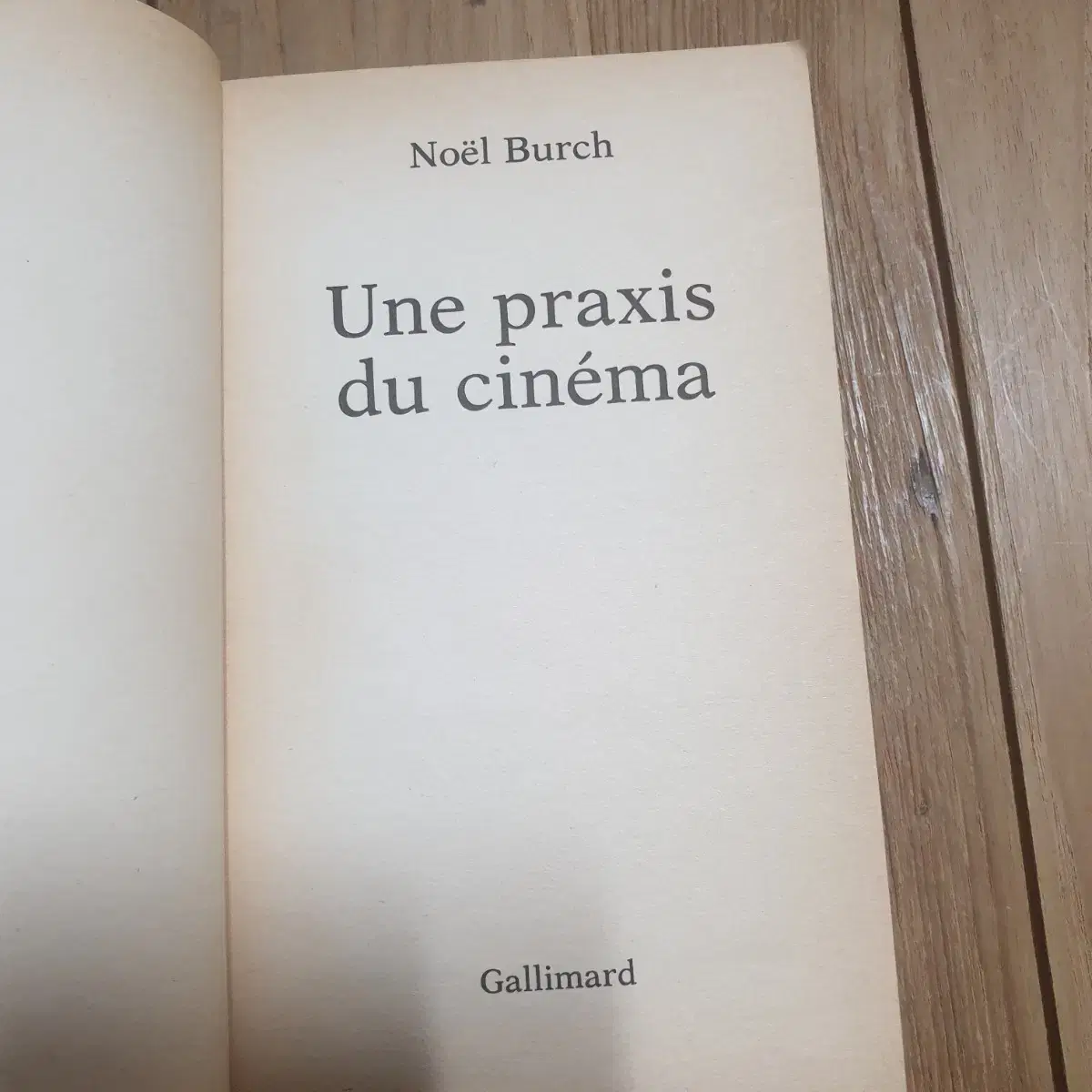 Noel Burch  praxis du cinema 레어 영화이론 책