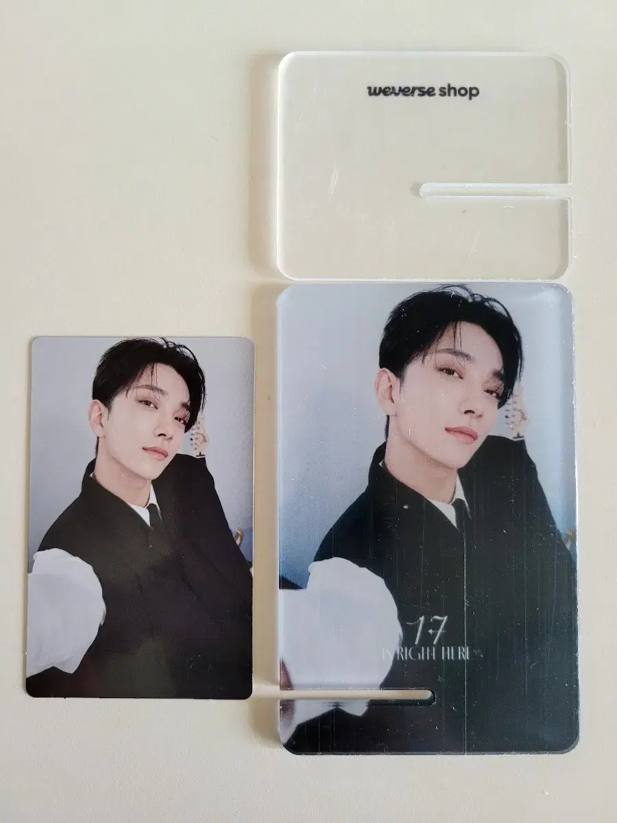 Seventeen Maestro weverse photocard + acrylic stand joshua