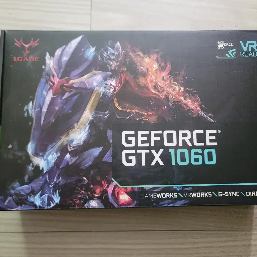 컬러풀 igame vulcan gtx 1060 3gb 풀박스 팝니다