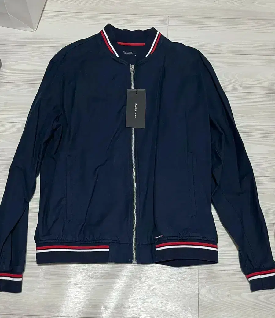 Zara Man ZARA MAN XL Navy Cotton Jacket (New)