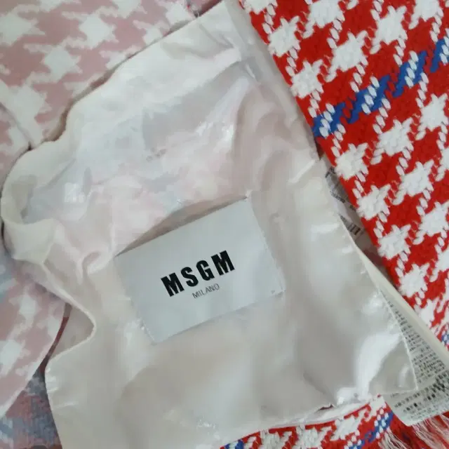 019 MSGM 프린지 트위드자켓 38