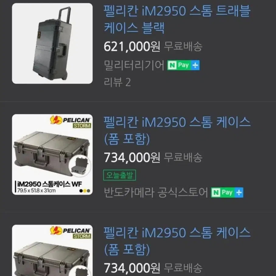 펠리칸 스톰케이스 IM2950