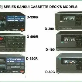 산수이 D-990R 카세트 싱글 데크