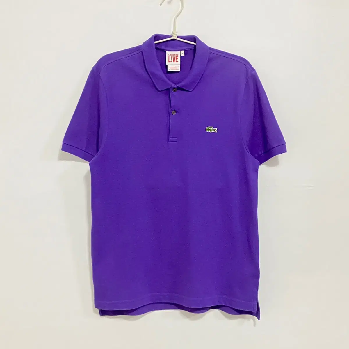 (913) Lacoste New Vintage Short Sleeve Karati Purple M